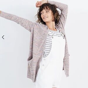 NWOT Madewell Marled Summer Ryder Cardigan Sweater